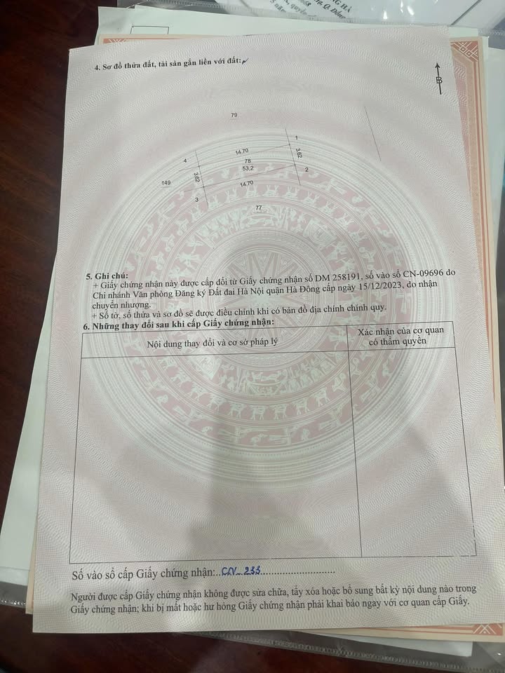 Đất đấu giá Đa Sỹ, Kiến Hưng 53.2m² - Sổ đỏ chính chủ, giá tốt!