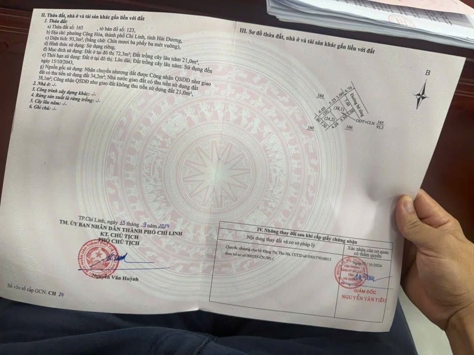 Đất nền Cộng Hòa, Chí Linh, 93m² giá 850 triệu - Đầu tư dài hạn sinh lời!