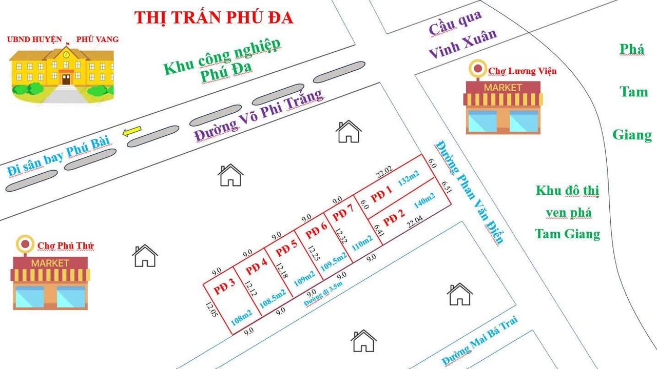 Đất nền Phú Đa 108m² giá 395 triệu - Đầu tư sinh lời ngay!