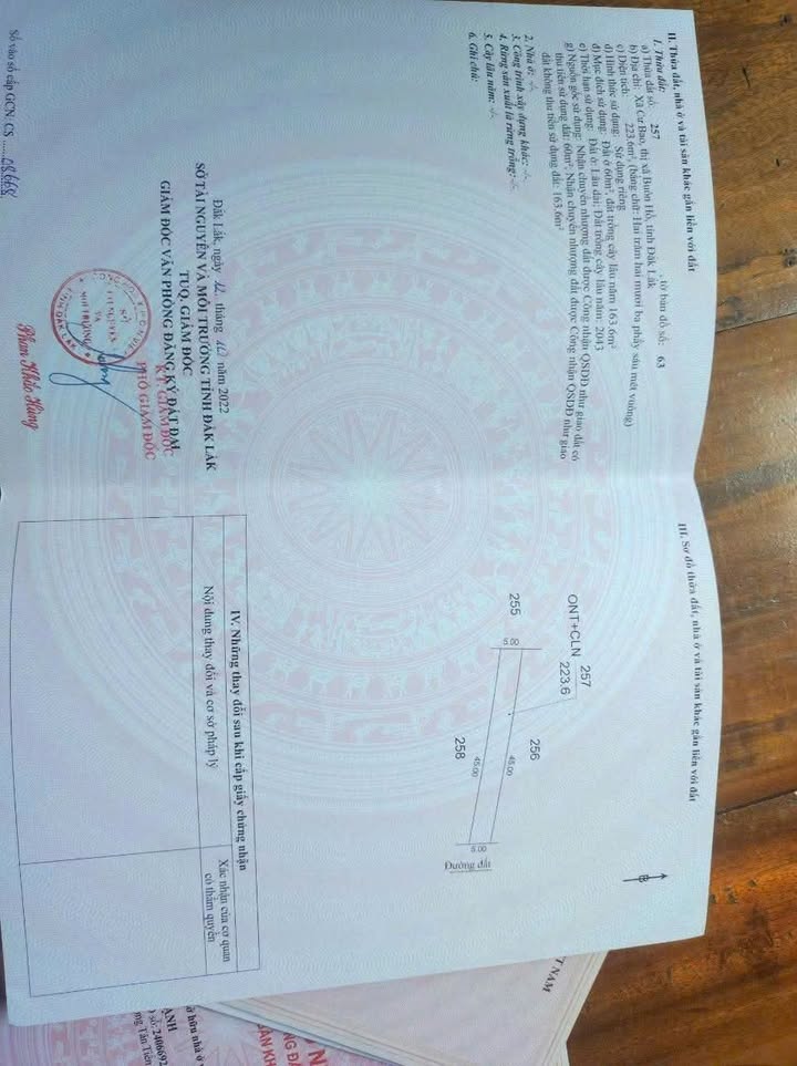 Đất nền Cư Bao, Buôn Hồ 225m² giá 470 triệu - Sổ đỏ chính chủ