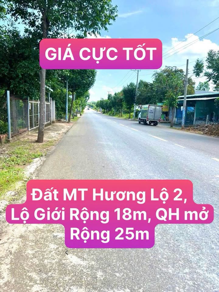 Bán đất mặt tiền đường Hương Lộ 2, 946m² chỉ 4.15 tỷ - Cơ hội đầu tư hấp dẫn!