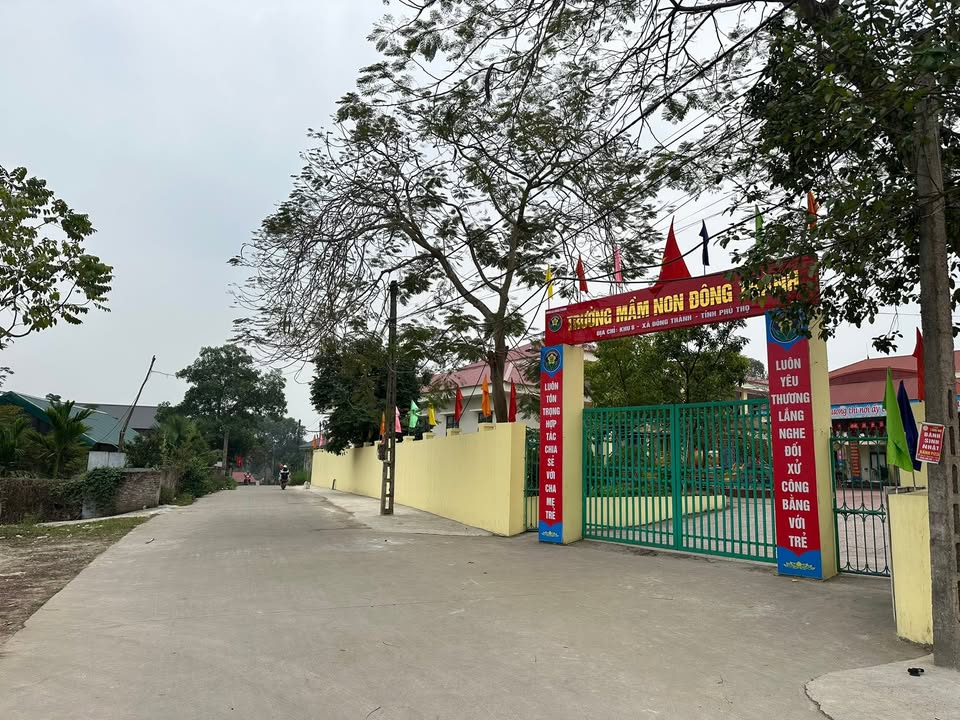 Lô đất 108,7m² Đông Thành - Thanh Ba - Phú Thọ giá 1.3 tỷ - Đối diện trường học!