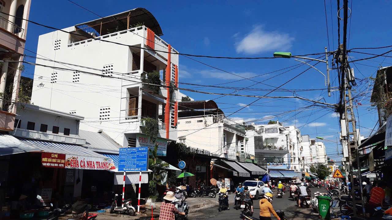 Nhà 3 tầng mặt tiền đường Võ Trứ, Tân Lập, Nha Trang 41.9m² - Gần biển chỉ 5 phút!