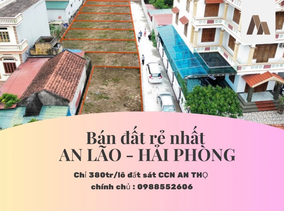 Đất nền An Thọ, An Lão, Hải Phòng 63m² chỉ 380 triệu - Đầu tư sinh lời cao!