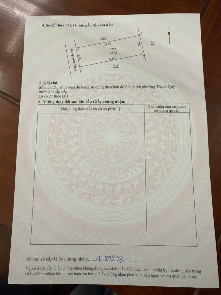 Đất thổ cư Thạch Hưng 138.6m² giá 2.1 tỷ - Đường thông thoáng, ô tô tránh nhau thoải mái!