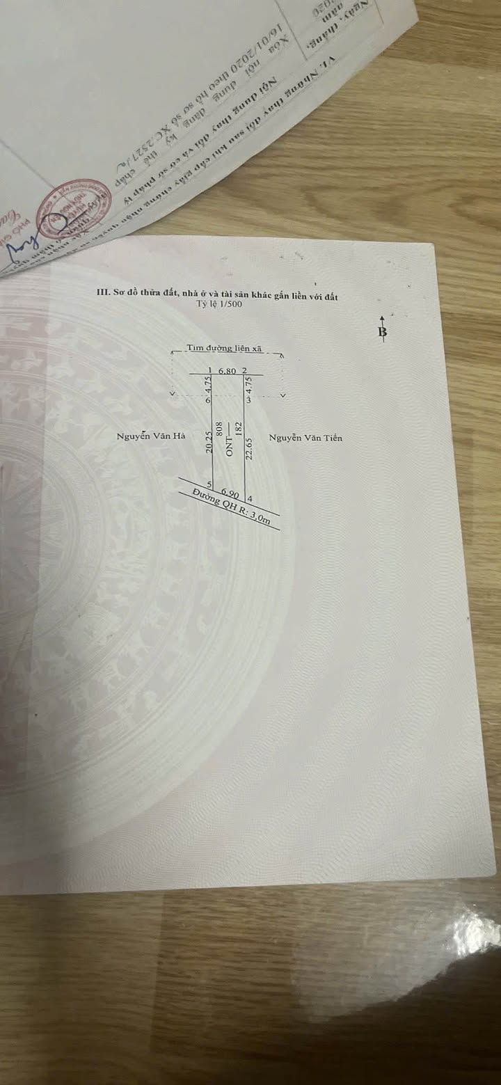 Đất mặt đường An Sơn, Thủy Nguyên 182m² giá 2.83 tỷ - Kinh doanh đắc địa!