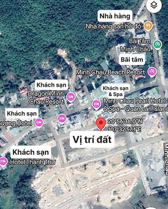 Đất tái định cư Đảo Minh Châu 120m² giá 3.6 tỷ - Cơ hội đầu tư hiếm có!