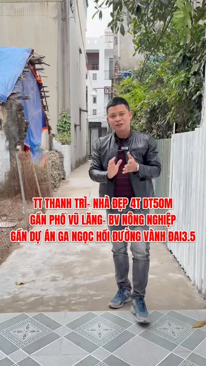 Nhà đẹp 50m² đường Vũ Lăng, quận Thanh Trì - Giá chỉ 6 tỷ, sẵn sàng ở ngay!