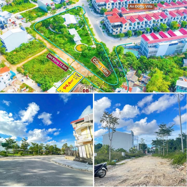 Đất nền An Đông Villa 94m² giá 2.9 tỷ - View công viên thoáng mát!