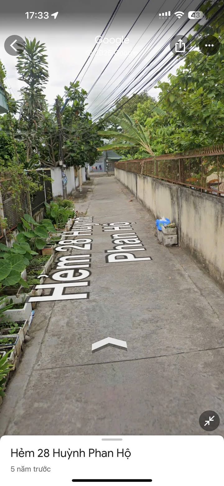 Nhà hẻm 28 Huỳnh Phan Hộ, Cần Thơ 137m² giá 4 tỷ - Chính chủ bán gấp!
