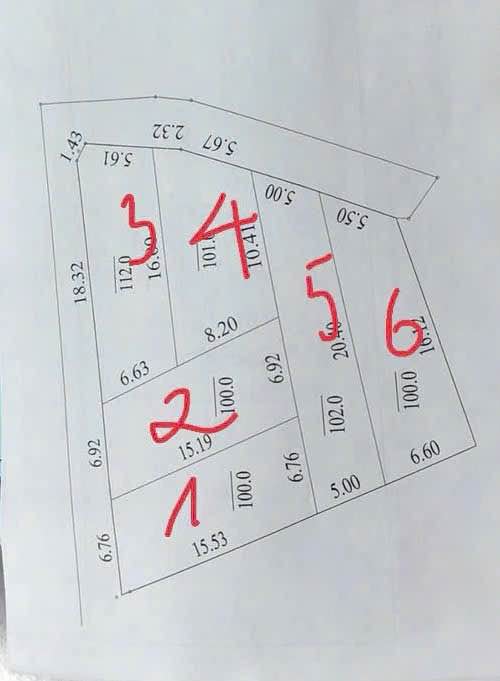 Đất nền Hồng Kỳ, Sóc Sơn 100m² giá 1.5 tỷ - Đường trước đất 4m, mặt tiền 5m