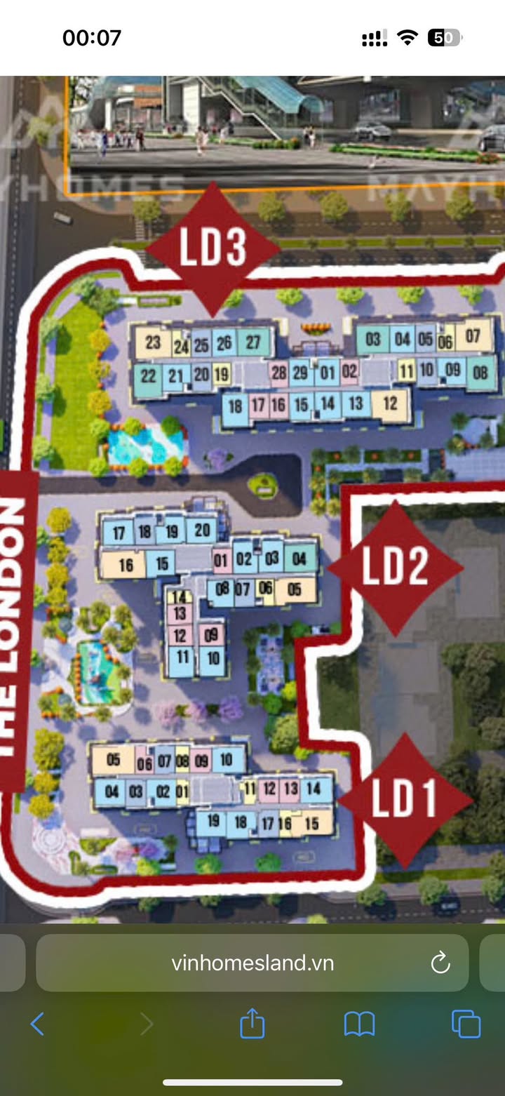 Căn hộ studio Vinhomes OCP1 Đa Tốn 26.6m² giá 2.32 tỷ - View công viên Gia Lâm