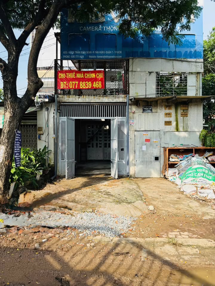 Nhà cho thuê hẻm 691 Trần Xuân Soạn, Tân Hưng, Q7 - Diện tích 120m², giá 15 triệu/tháng!