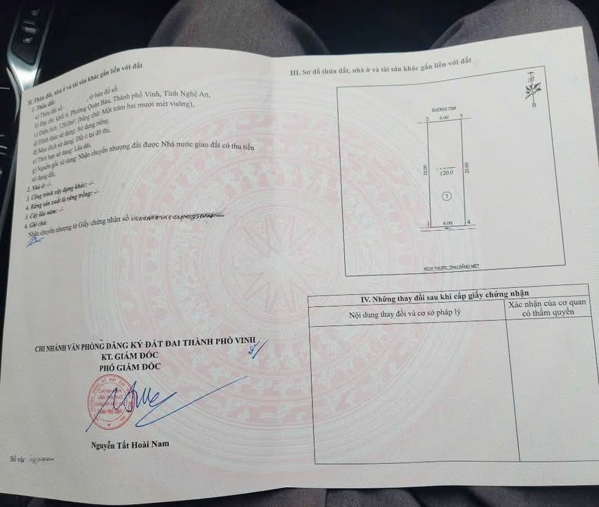 Đất kinh doanh mặt đường 72m tại Quán Bàu 120m² - Vị trí đắc địa, giá tốt!