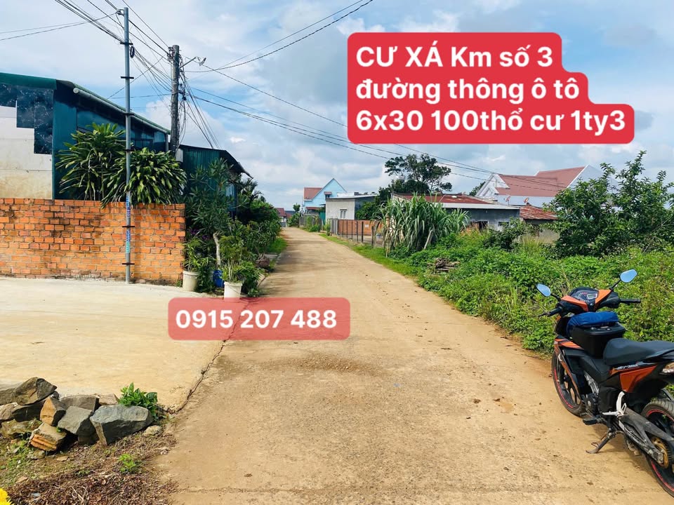 Đất Cư Xá Cây Số 3 Hiệp Thạnh 100m² giá 1.3 tỷ - Đầu tư sinh lời ngay!