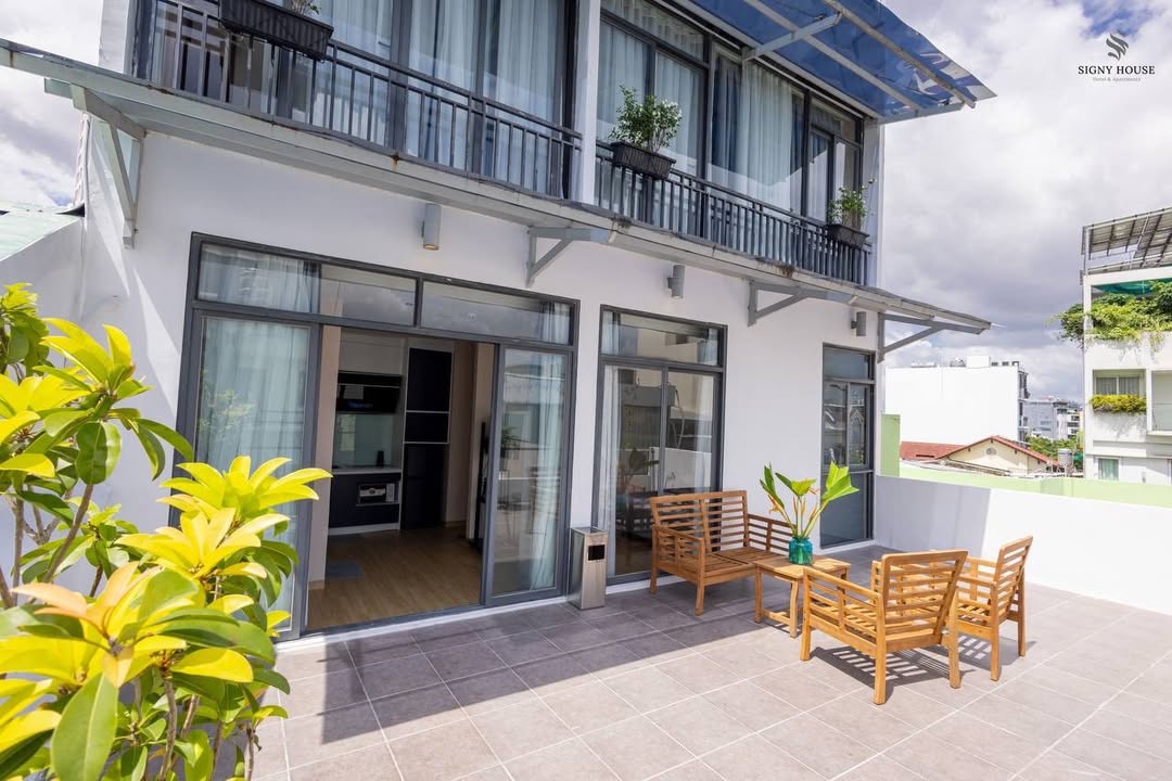 Căn hộ cho thuê Trần Quý Khoách, Quận 1 - 1PN, Full nội thất hiện đại, không gian xanh thoáng mát!