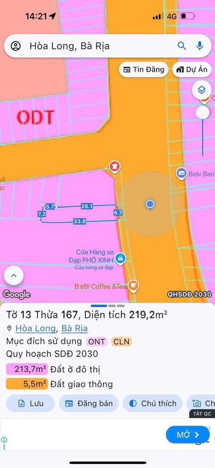 Nhà mặt tiền Hương Lộ 2, Hoà Long, 180m² - Mặt tiền kinh doanh lý tưởng!