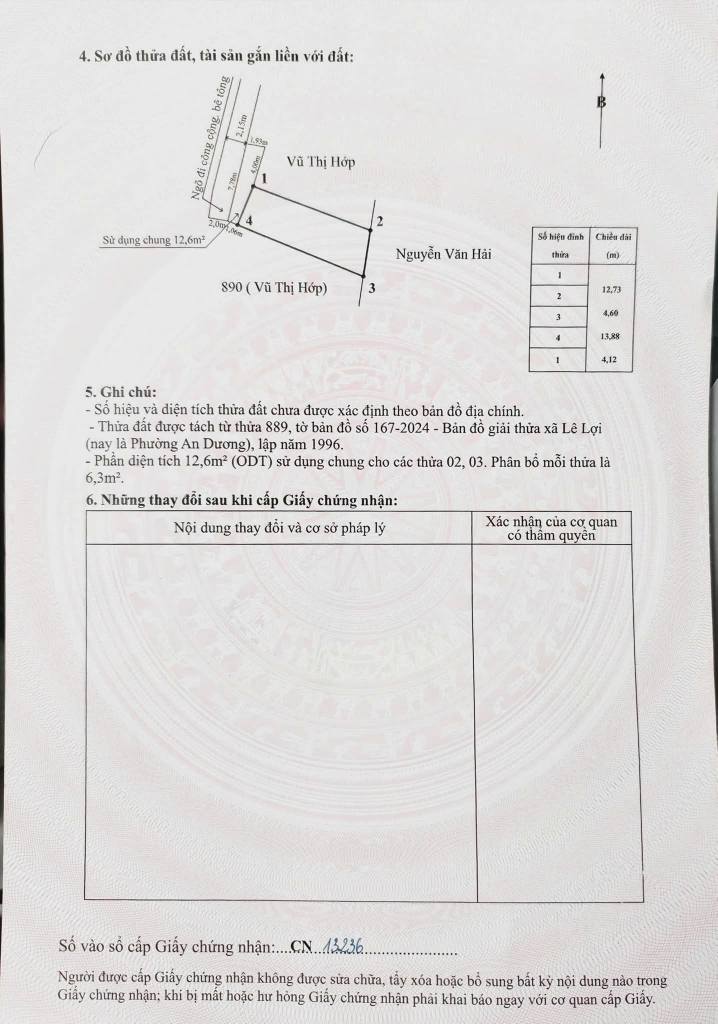 Đất nền đẹp tại xã Lê Lợi, Hải Phòng 57m² giá 1.35 tỷ - Đầu tư sinh lời ngay!