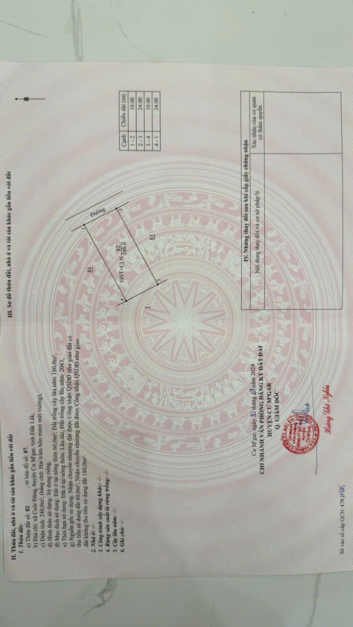 Đất nền đẹp Cuôr Đăng 240m² giá 850 triệu - Đầu tư lâu dài hấp dẫn!