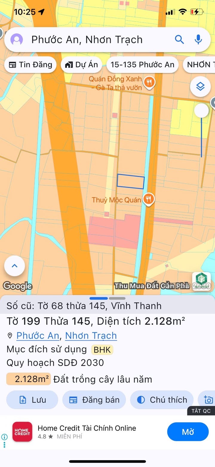 Đất nền Vĩnh Thanh Nhơn Trạch 3400m² - Gần khu du lịch Bò Cạp Vàng, giá thỏa thuận!