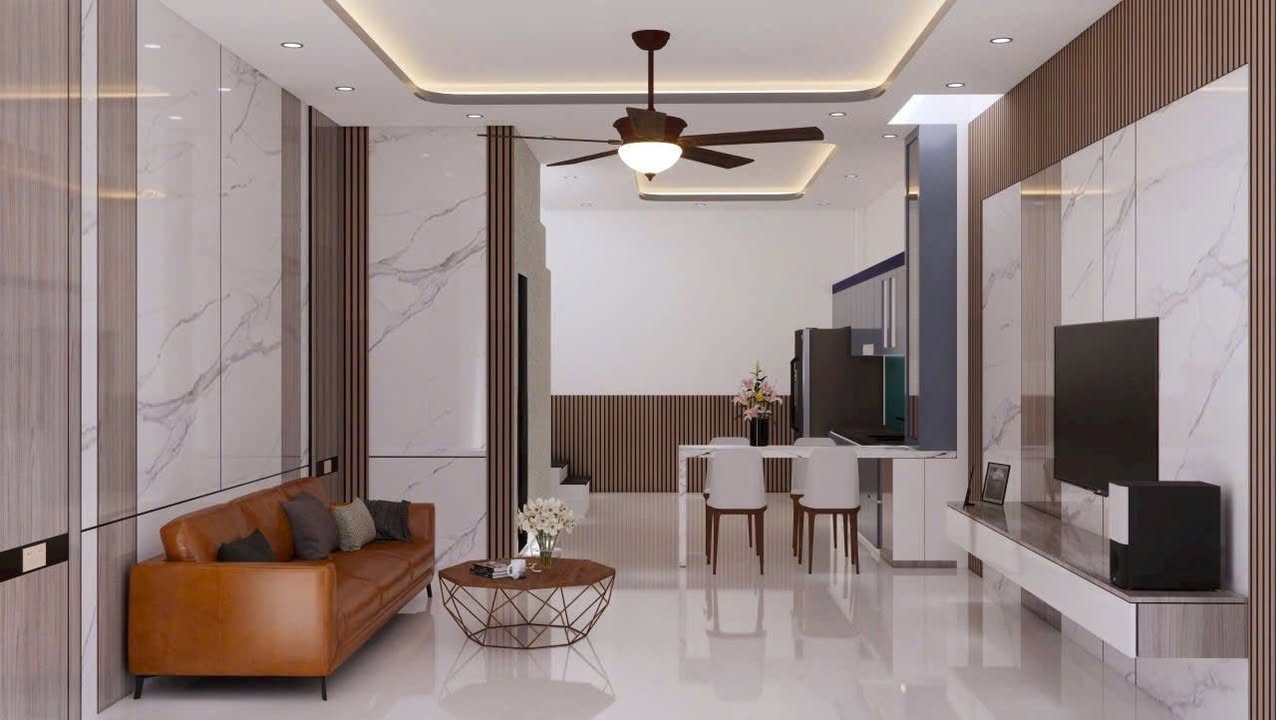 Nhà phố Vĩnh Lộc B, Bình Chánh 60m² giá 2.55 tỷ - Thiết kế đẹp, nội thất cao cấp!