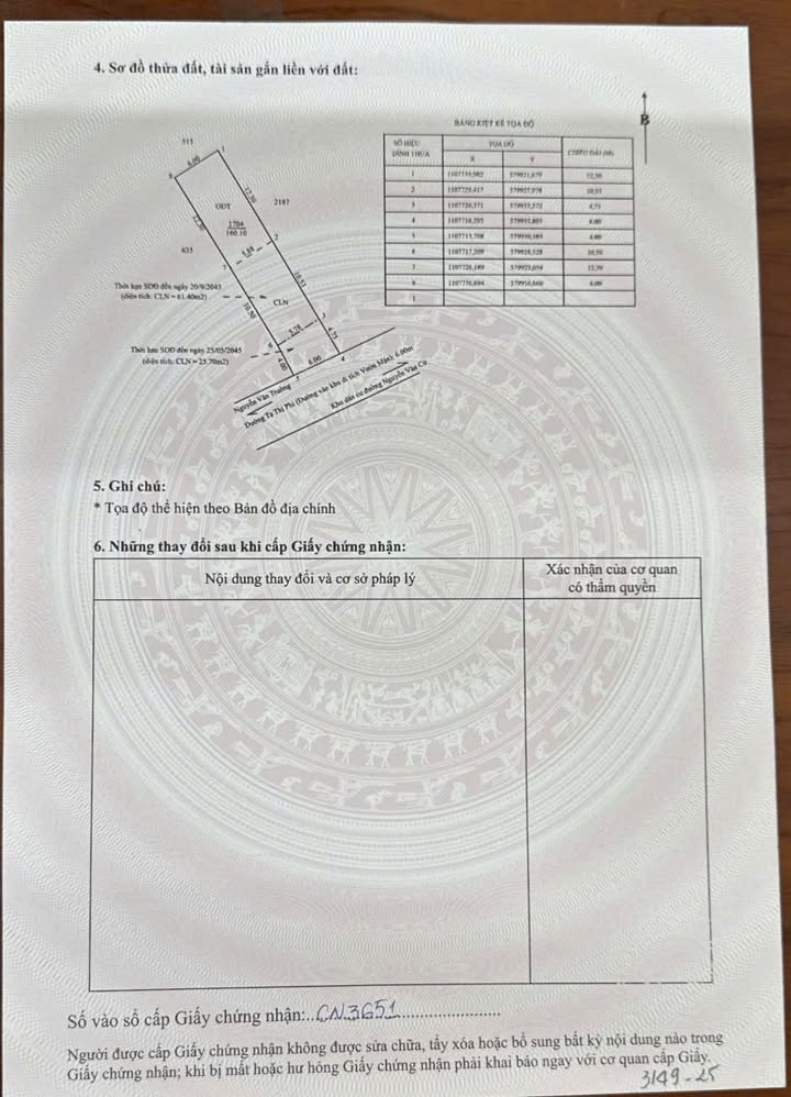 Đất mặt tiền đường Tạ Thị Phi, Long Tuyền, 160m² giá 3.05 tỷ - Tiềm năng đầu tư lớn!