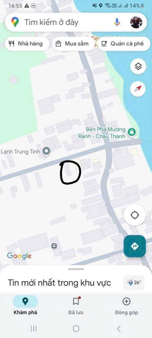 Đất nền mặt tiền bến phà Mương Ranh Mới - An Châu - 111.7m² giá 2.2 tỷ - Đầu tư sinh lời!