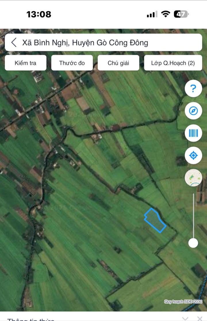 Đất nông nghiệp 5600m² xã Bình Nghị, Gò Công Đông, giá 915.2 triệu - Cơ hội đầu tư hấp dẫn!