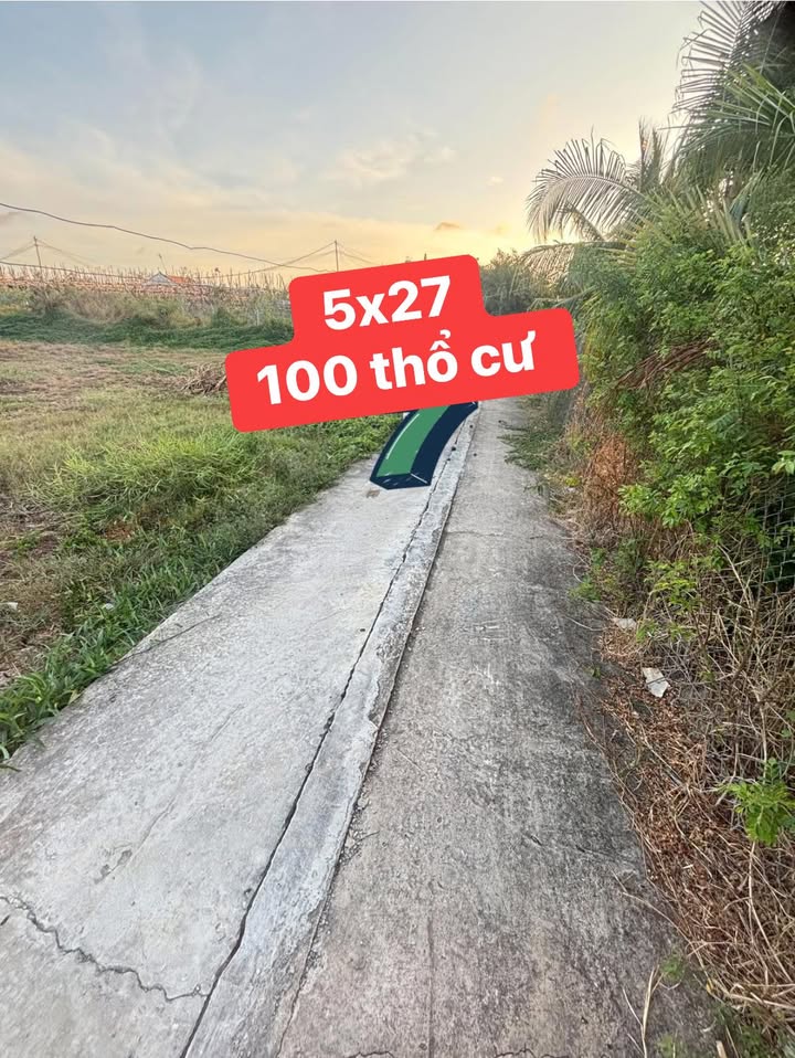 Đất nền Ấp Thạnh Hòa Gò Công Đông 135m² giá chỉ 275 triệu - Đường ô tô vào tận nơi!