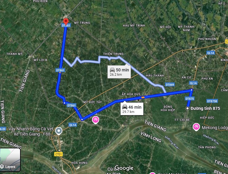 Bán gấp lô đất farm mặt tiền ĐT861, 1.420m² giá chỉ 2.8 tỷ - Tiềm năng đầu tư cao!