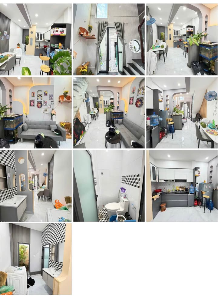 Nhà 1 Trệt 1 Lầu Phú Trinh 80m² giá 1.95 tỷ - Full nội thất, gần bến xe!