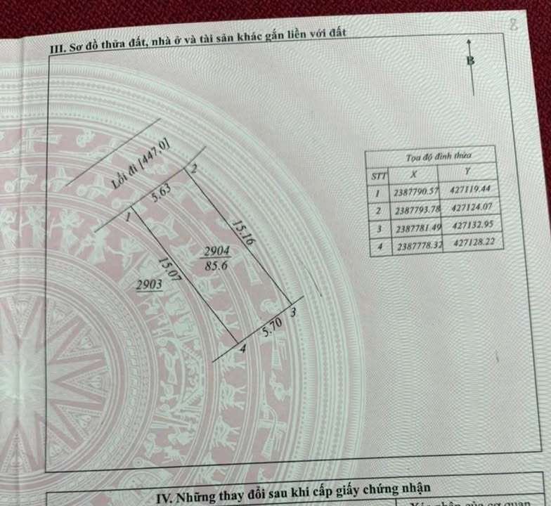 Đất thổ cư phường Quyết Thắng 85m² giá 1.1 tỷ - Đường ô tô vào tận nơi!