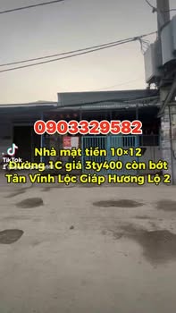 Nhà mặt tiền 120m² đường 1C, Tân Vĩnh Lộc, Bình Chánh - Giá thỏa thuận hấp dẫn!