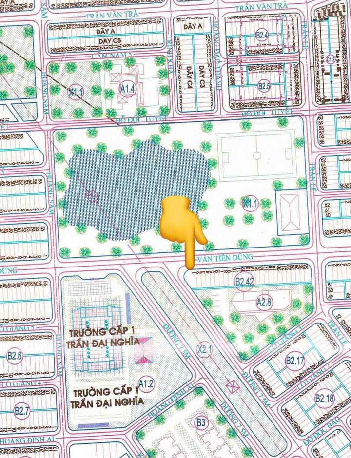 Bán góc 2 mặt tiền đường Văn Tiến Dũng, Đà Nẵng - Diện tích 245m², giá thương lượng!