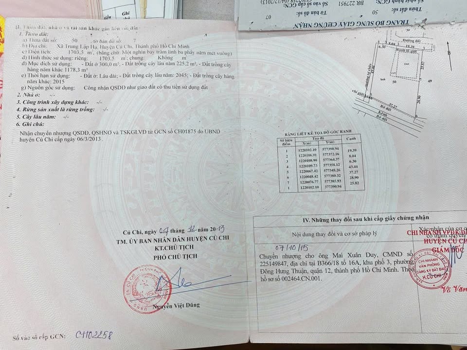 Nhà vườn 2 mặt tiền Đường Văn Thị Mơi, Củ Chi 1730m² - Không gian sống lý tưởng!