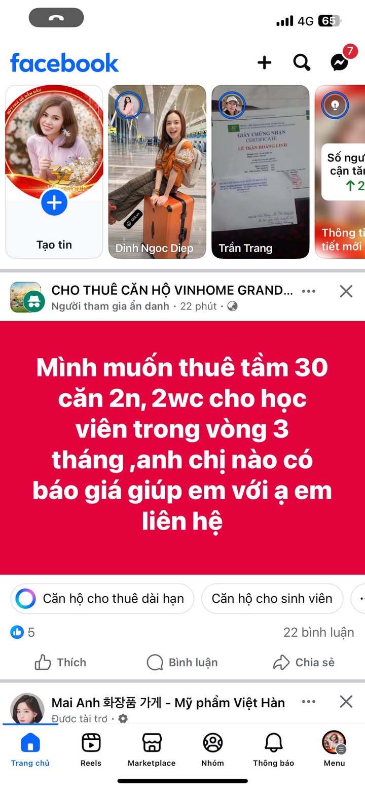 Căn hộ Vinhomes Grand Park quận 9 2PN giá 9 triệu - Full nội thất, ưu đãi hấp dẫn!