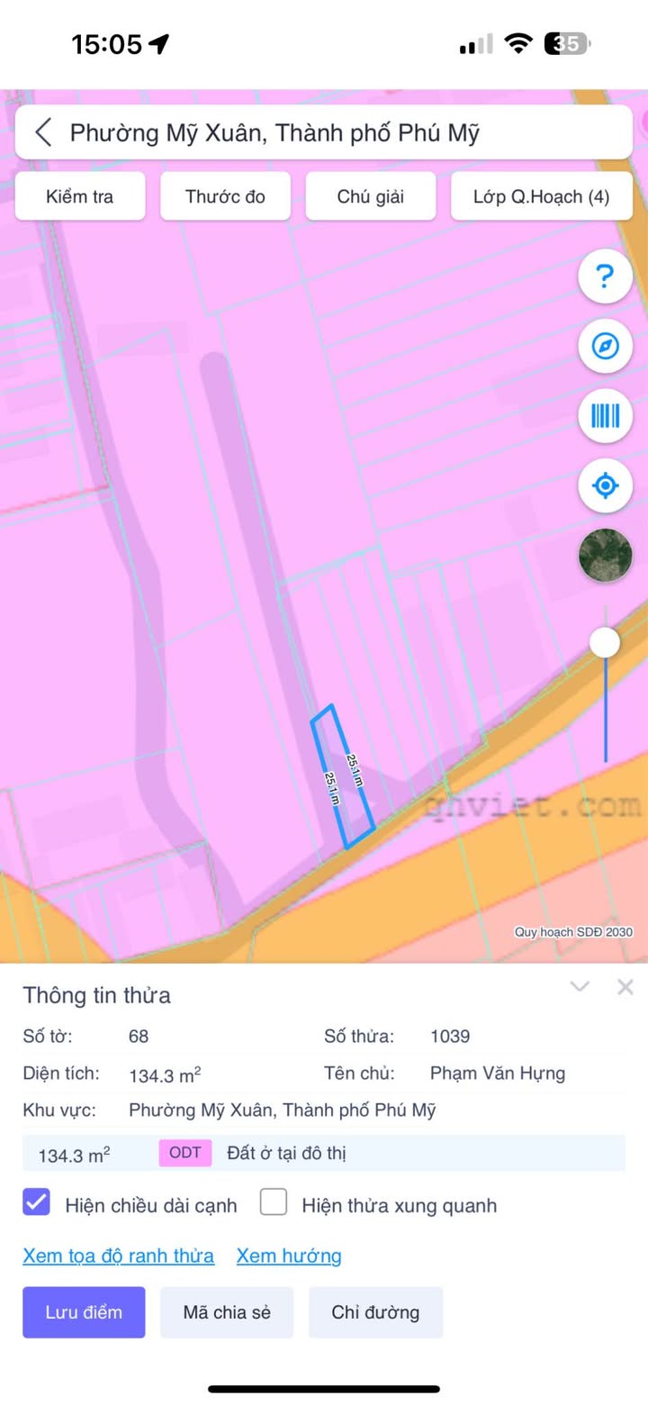 Đất nền Mỹ Xuân Phú Mỹ 125m² giá chỉ 1xxx triệu - Lô góc 2 mặt tiền