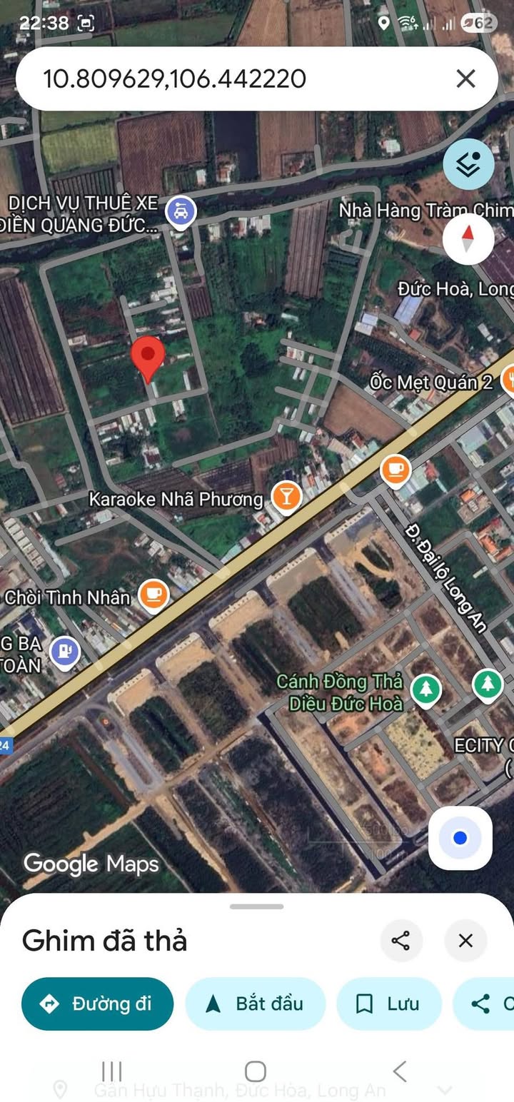 Đất nền ấp 2, xã Hựu Thạnh 125m² giá 799 triệu - Đầu tư sinh lời ngay!