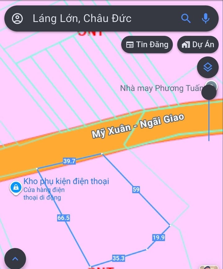 Đất nền Láng Lớn Châu Đức 3743m² giá 15 tỷ - Sổ hồng chính chủ!