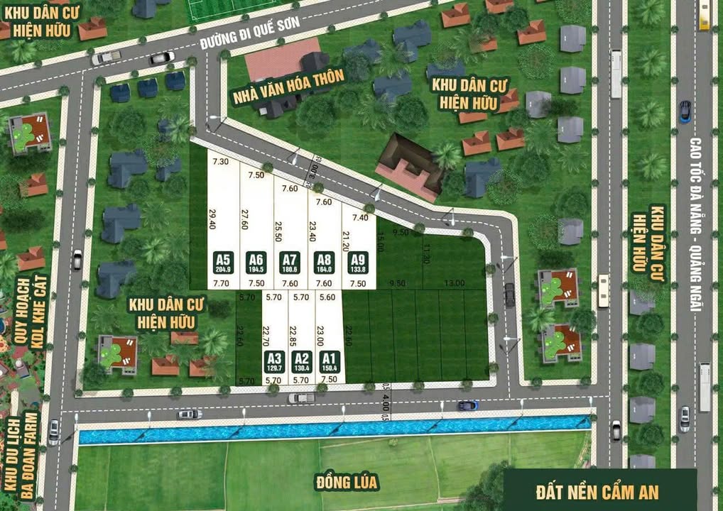 Đất nền Duy Trung Duy Xuyên 164m² giá chỉ 3xx triệu - Cơ hội đầu tư hấp dẫn!