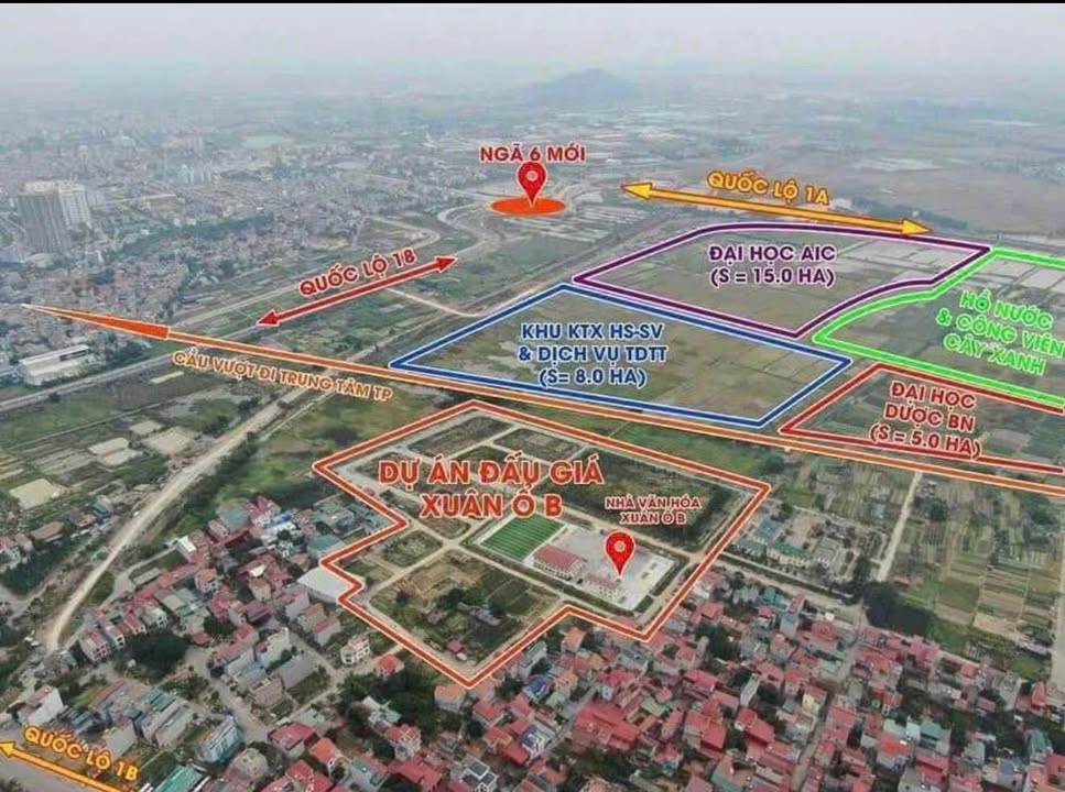 Đất nền chính chủ Võ Cường Bắc Ninh 80m² giá 6 tỷ - Vị trí đẹp gần vườn hoa