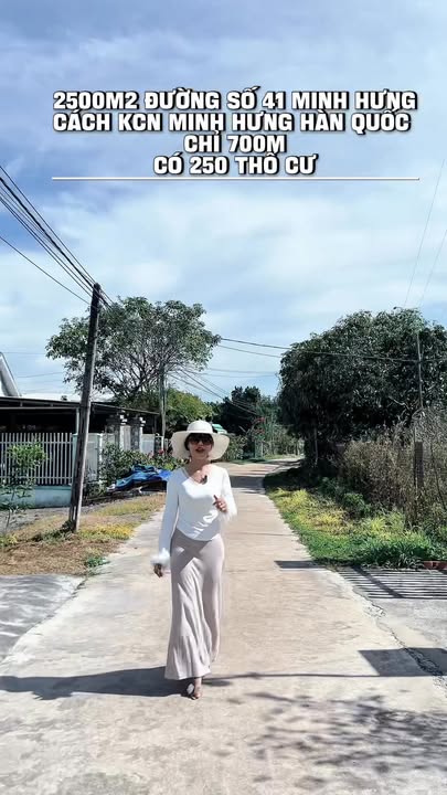 Đất nền 2500m² tại Minh Hưng, Chơn Thành - Giá chỉ 1.35 tỷ, cơ hội đầu tư tuyệt vời!