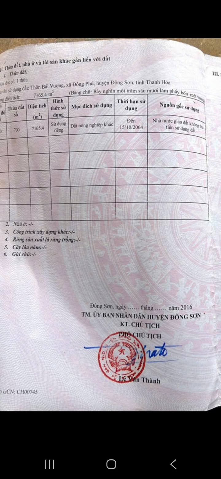 Trang trại rộng 7165m² tại Đông Phú - Giá chỉ 2 tỷ, cơ hội đầu tư lớn!