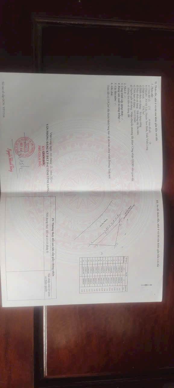 Đất CLN 575m² tại Mỹ Lộc, Tam Bình - Mặt tiền 40m giáp tỉnh lộ 909!