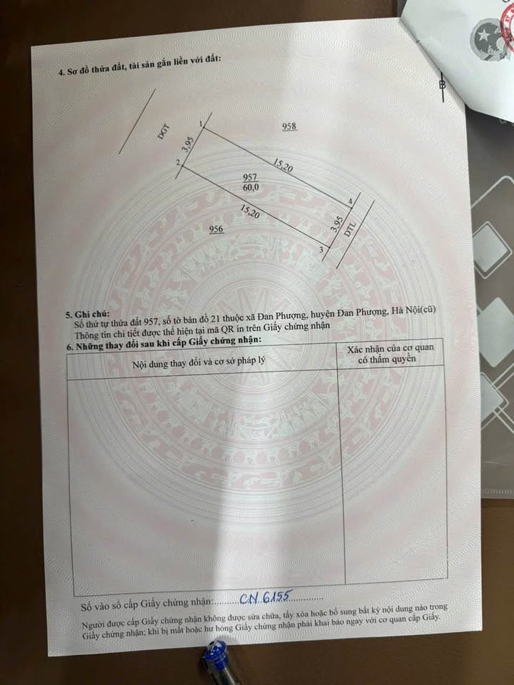 Đất nền 60m² đường Đồng Sậy, Đan Phượng giá 800 triệu - Mặt tiền đẹp, gần trường học!