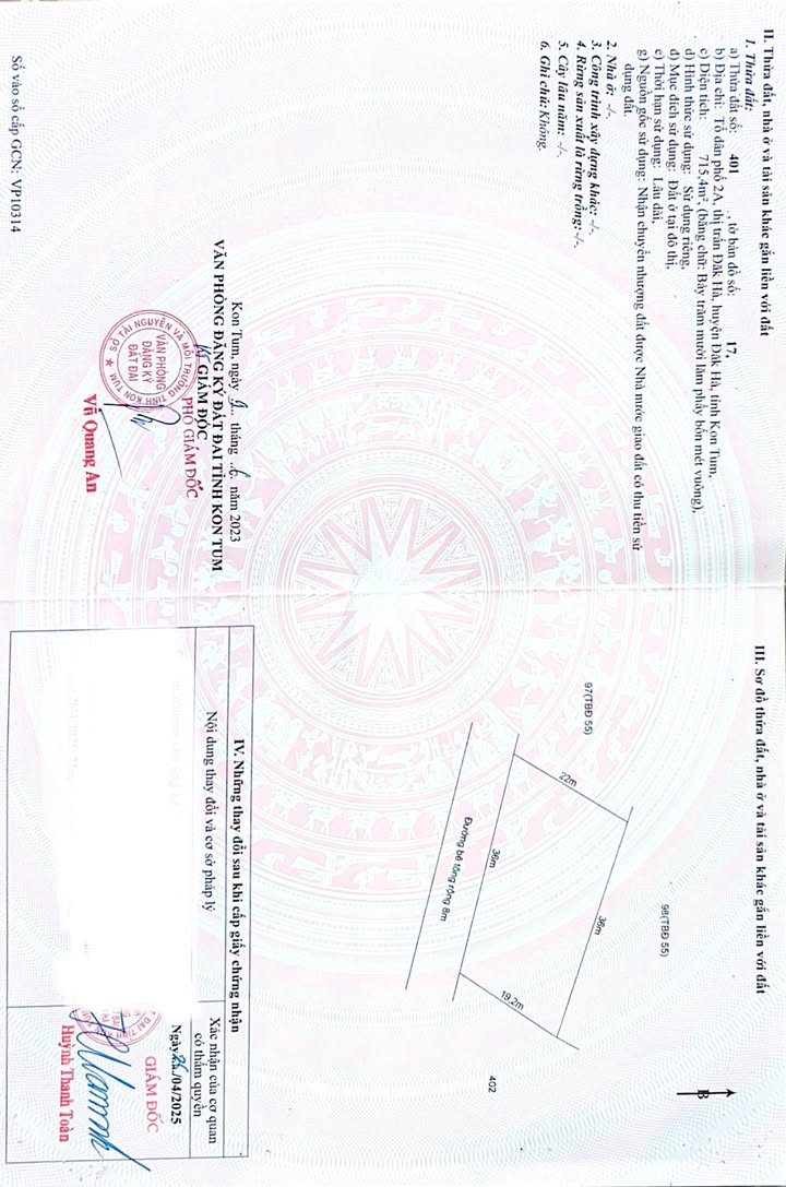 Lô đất 700m² tại Đắk Hà, Kon Tum - Cơ hội đầu tư hiếm có!