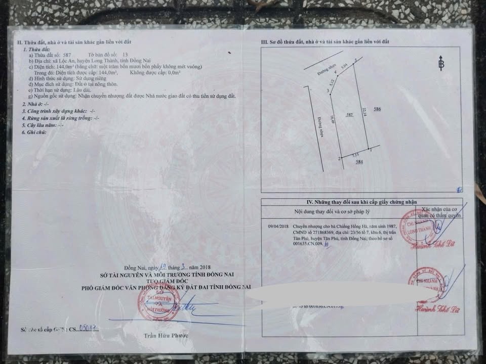 Đất Lộc An Long Thành 144m² - Lô góc 2 mặt tiền gần sân bay!