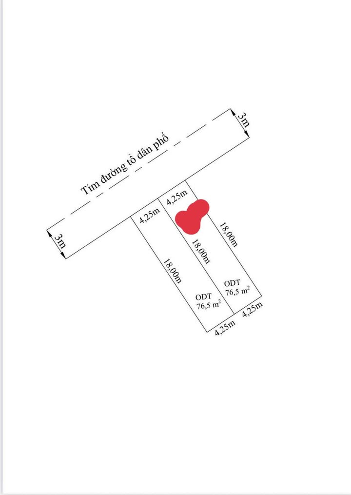 Đất nền Tân Thành, Dương Kinh 76,5m² giá 1.8 tỷ - Sổ đỏ chính chủ!