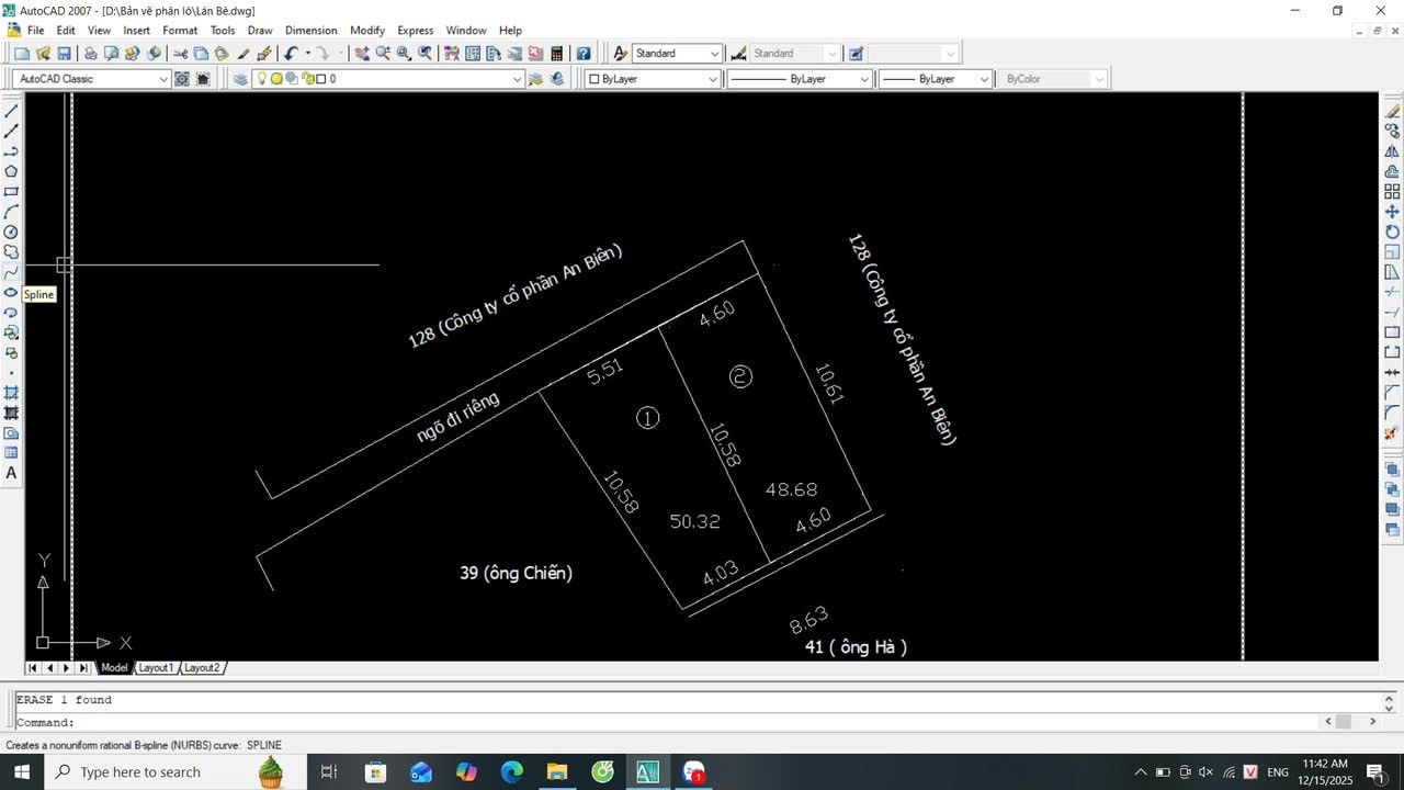 Đất ngõ 37 Lán Bè, Lam Sơn, Lê Chân 48m² giá chỉ từ 1.5 tỷ - Sổ đỏ chính chủ!