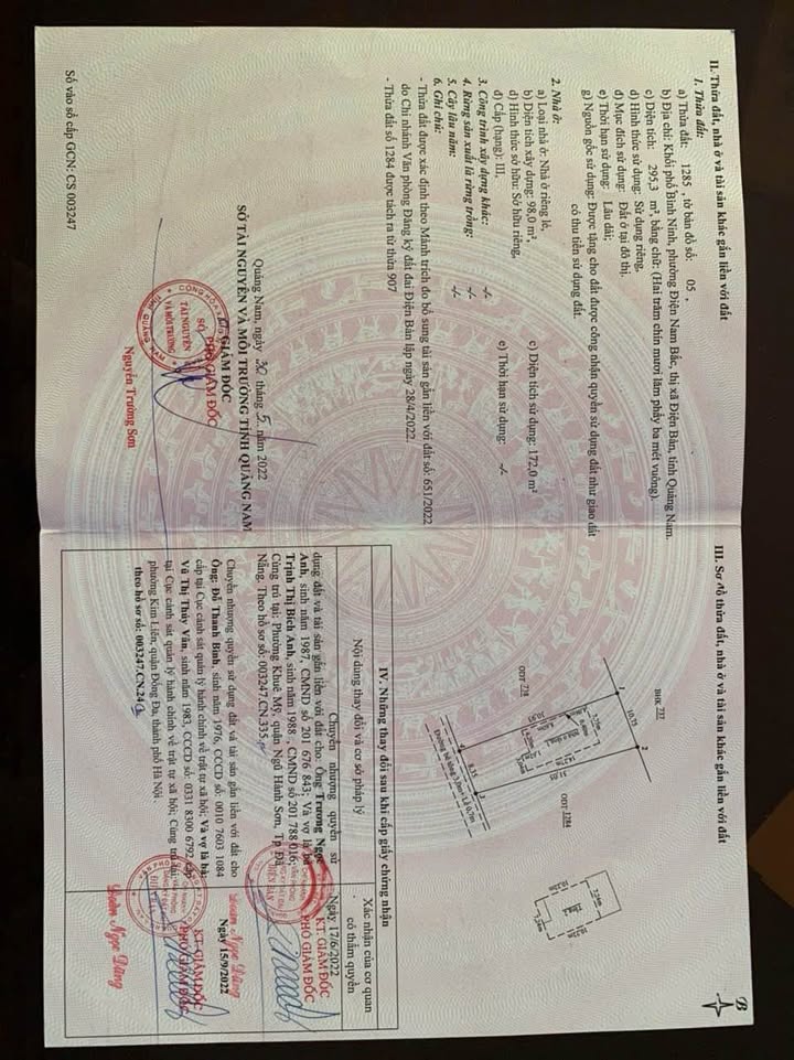 Nhà 2 tầng Điện Nam Bắc 300m² giá 4.6 tỷ - Chính chủ bán gấp!